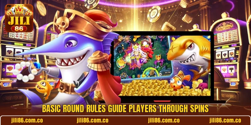 Basic round rules guide players through spins