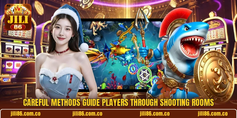 Careful methods guide players through shooting rooms