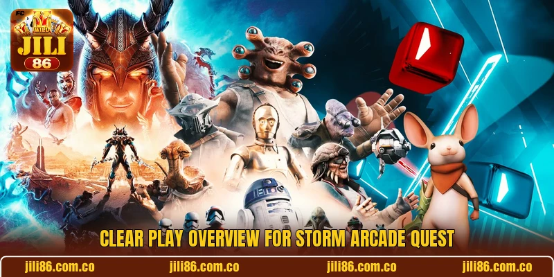 Clear play overview for Storm Arcade Quest Clear play overview for Storm Arcade Quest