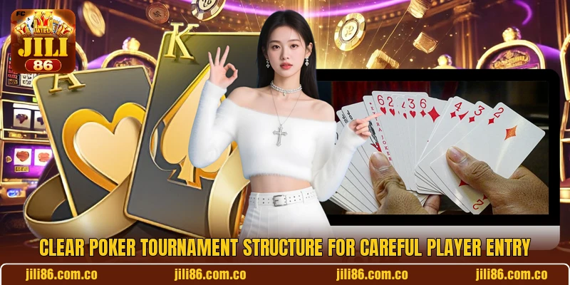 Clear Poker Tournament structure for careful player entry Clear Poker Tournament structure for careful player entry
