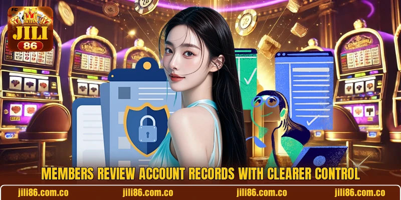 Members review account records with clearer control