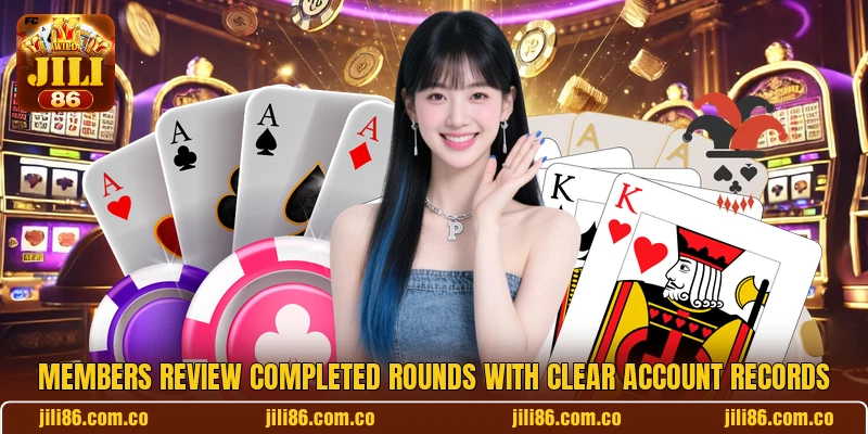 Members review completed rounds with clear account records Members review completed rounds with clear account records