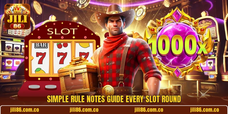 Simple rule notes guide every slot round Simple rule notes guide every slot round