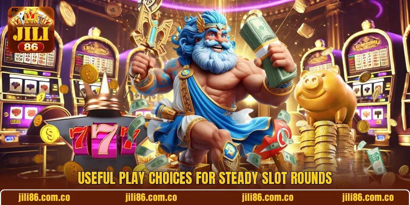 Useful play choices for steady slot rounds